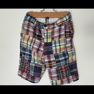 Boys Ralph Lauren Polo madras shorts size 7 in excellent condition